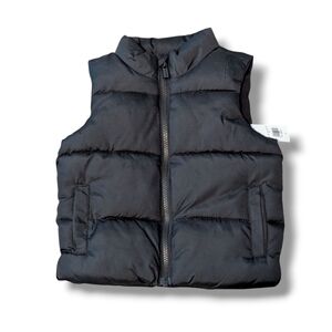 NWT Old Navy 2T Black Puffer Vest